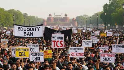 SSC परीक्षा 2025 रद्द! दिल्ली में छात्रों का गुस्सा फूटा